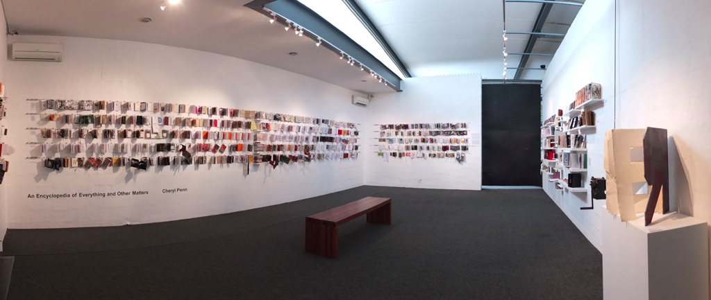 Click the image for a view of: Panoramic view of the exhibition